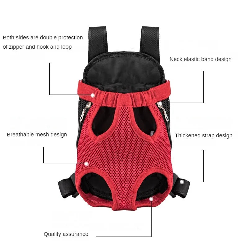 Breathable Pet Carrier Backpack For Hiking Camping And Travel