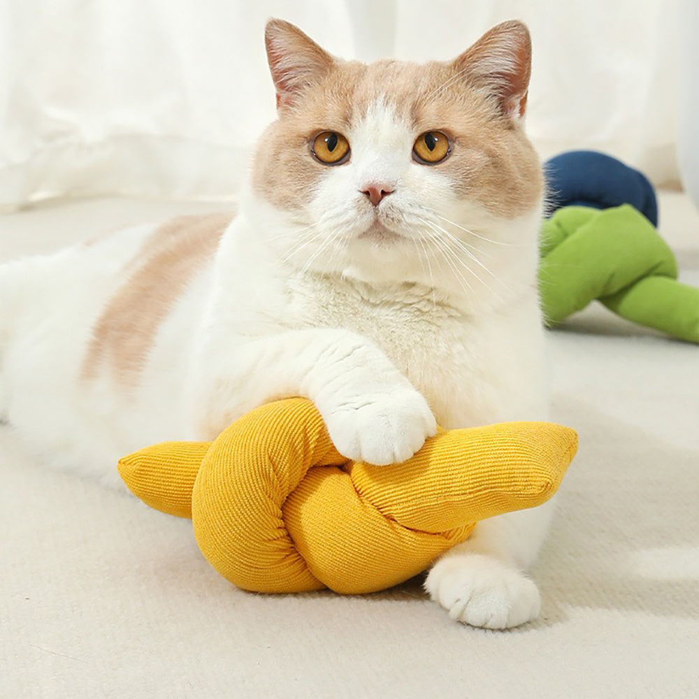 Interactive Cotton Rope Knot Tug And Chew Pet Toy