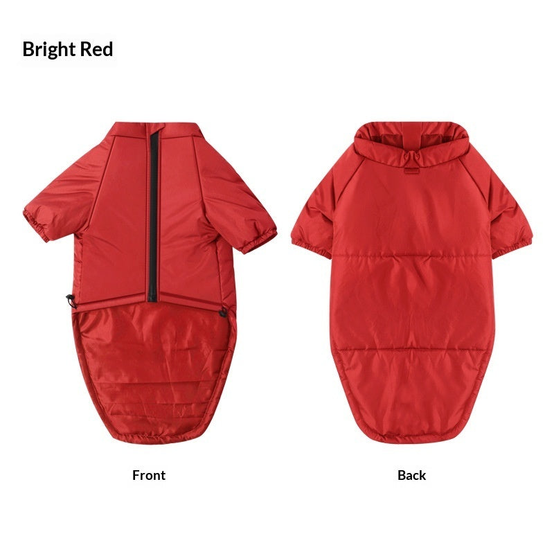 Cotton Two-Leg Pet Jacket For Comfort And Warmth