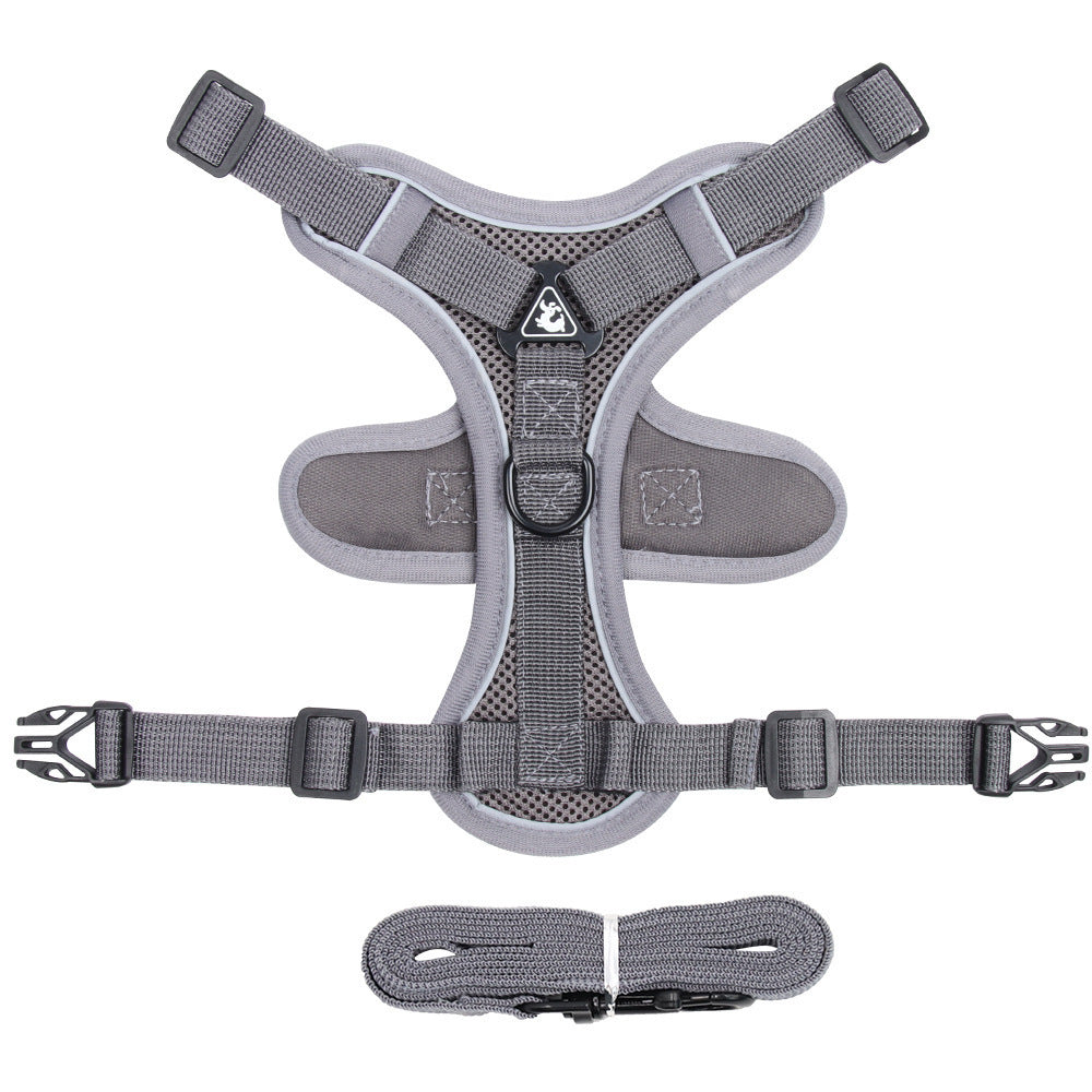 Pet Chest Harness Vest With Leash For Secure Control
