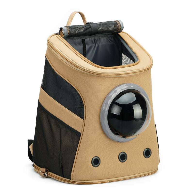 Portable Pet Carrier Backpack For Medium Travel Comfort
