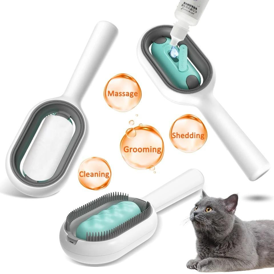 Pet Grooming Dematting Brush For Hair Removal And Cleaning Tool
