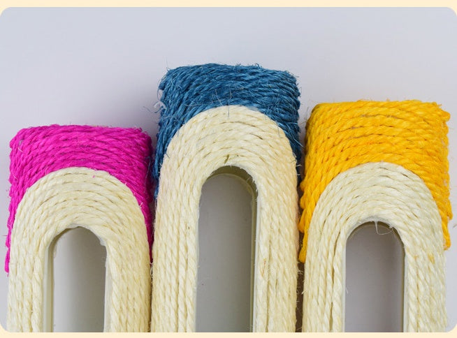 Long Sisal Drum Interactive Scratching Pet Toy