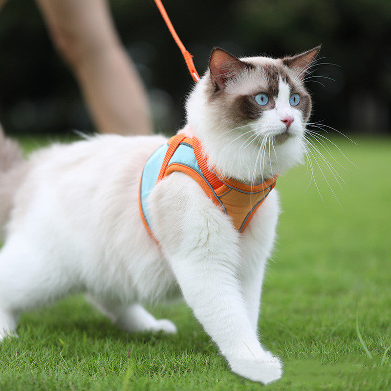 Reflective Anti Escape Adjustable Pet Harness Leash