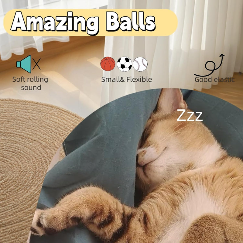 Interactive Pet Feather Ball Self Entertainment Toy