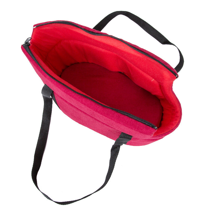 Foldable Breathable Pet Carrier Bag For Travel And Transport