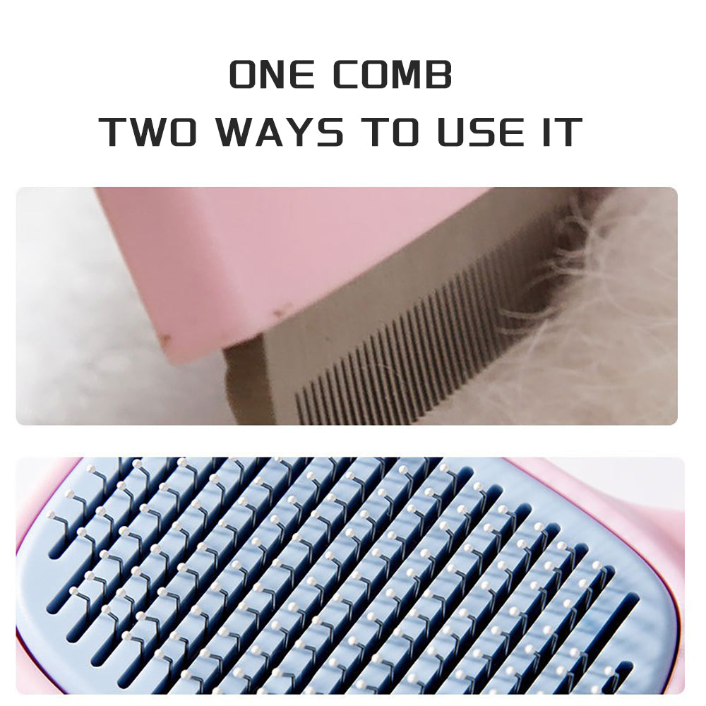 Pet Deshedding Grooming Brush For Hair Reduction And Care