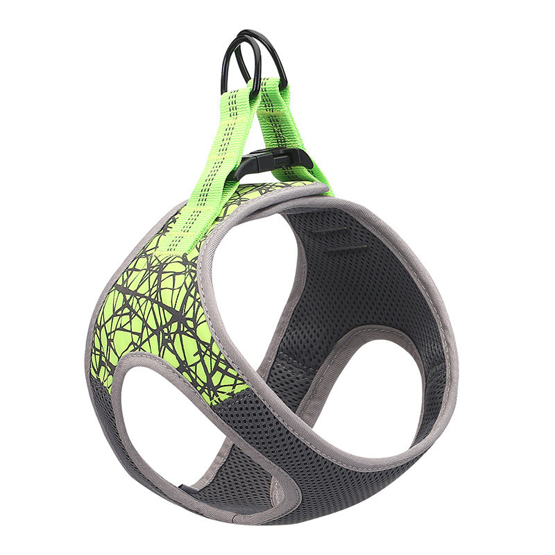Vest Style Bullfight Pet Harness Leash Set