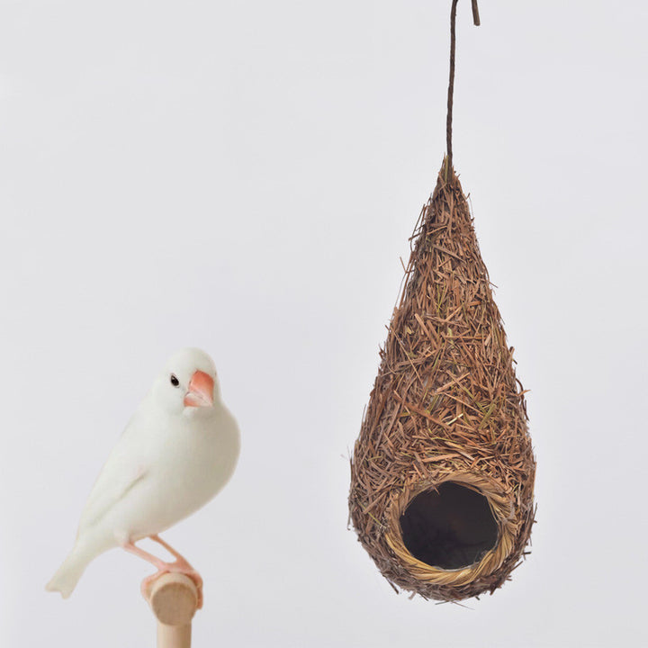 Outdoor Straw Bird Nest Cage