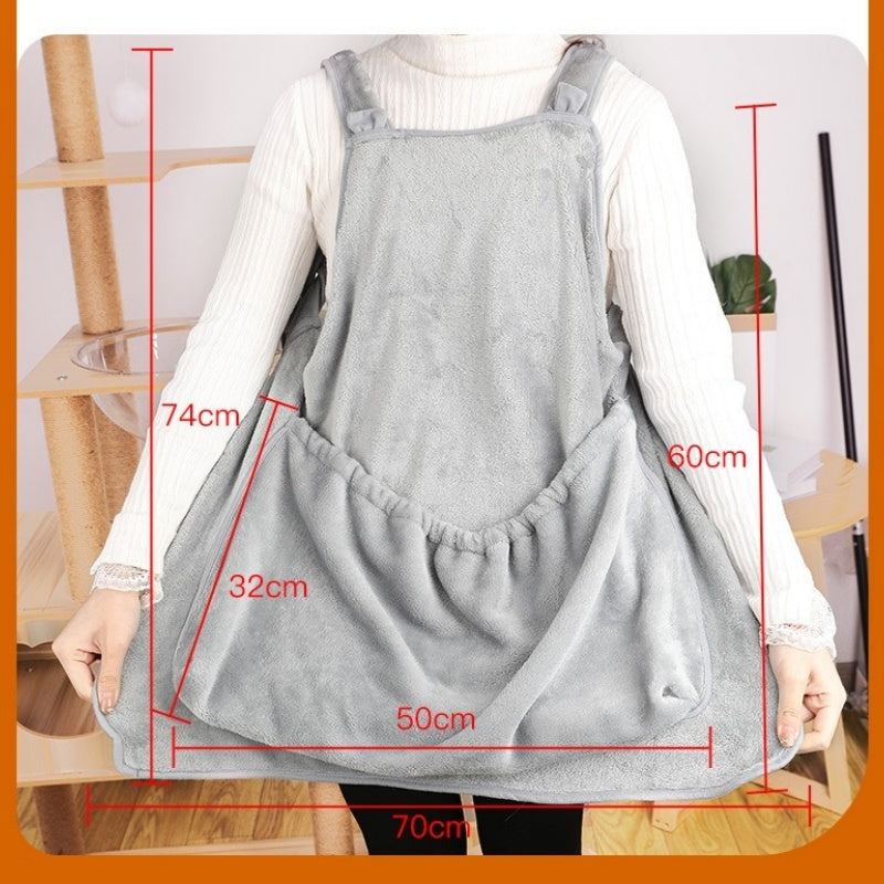 Plush Pet Carrier Pouch For Outdoor Travel Comfort