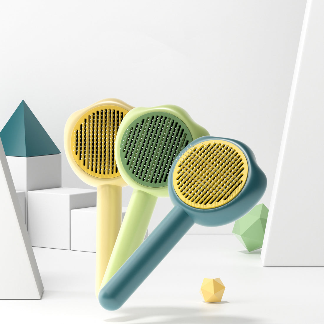 Self-Cleaning Pet Grooming Comb Hair Removal Brush Tool